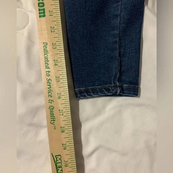 Grace & Lace Jeans Womens 2 Blue Jegging Skinny Stretch Knit Cotton Denim Dark - Picture 9 of 12